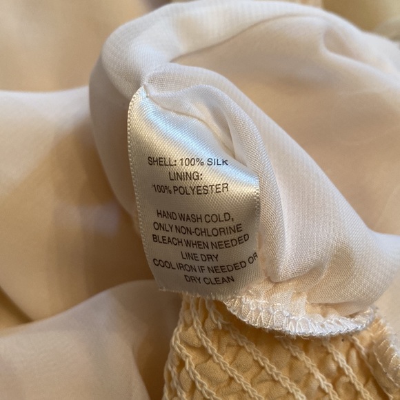 WHBM Silk Button Ruffle Tank Top - Picture 10 of 10